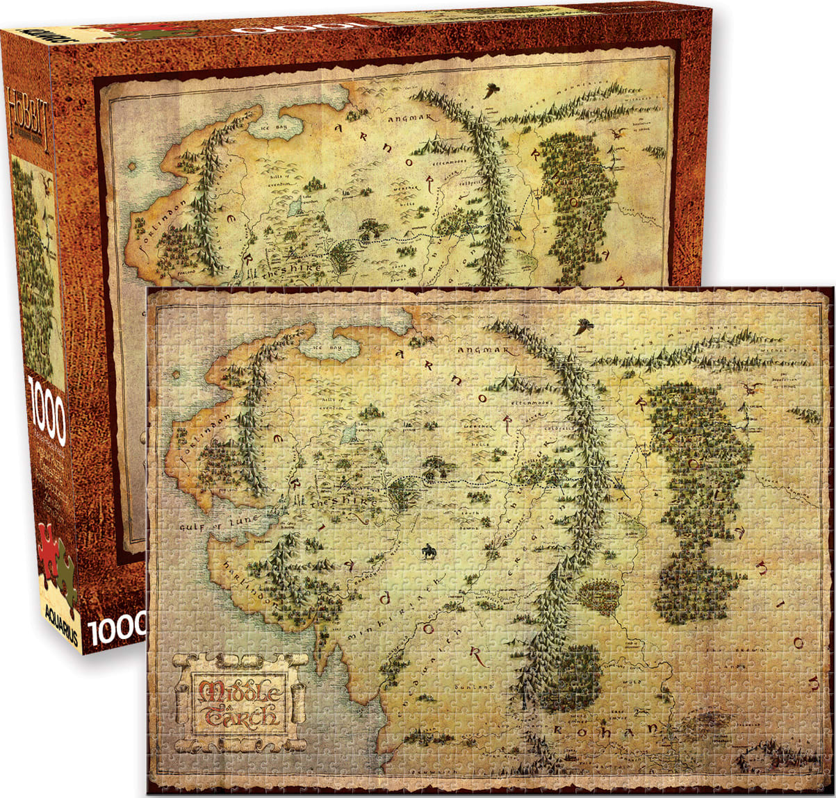 The Hobbit Map Movies & TV