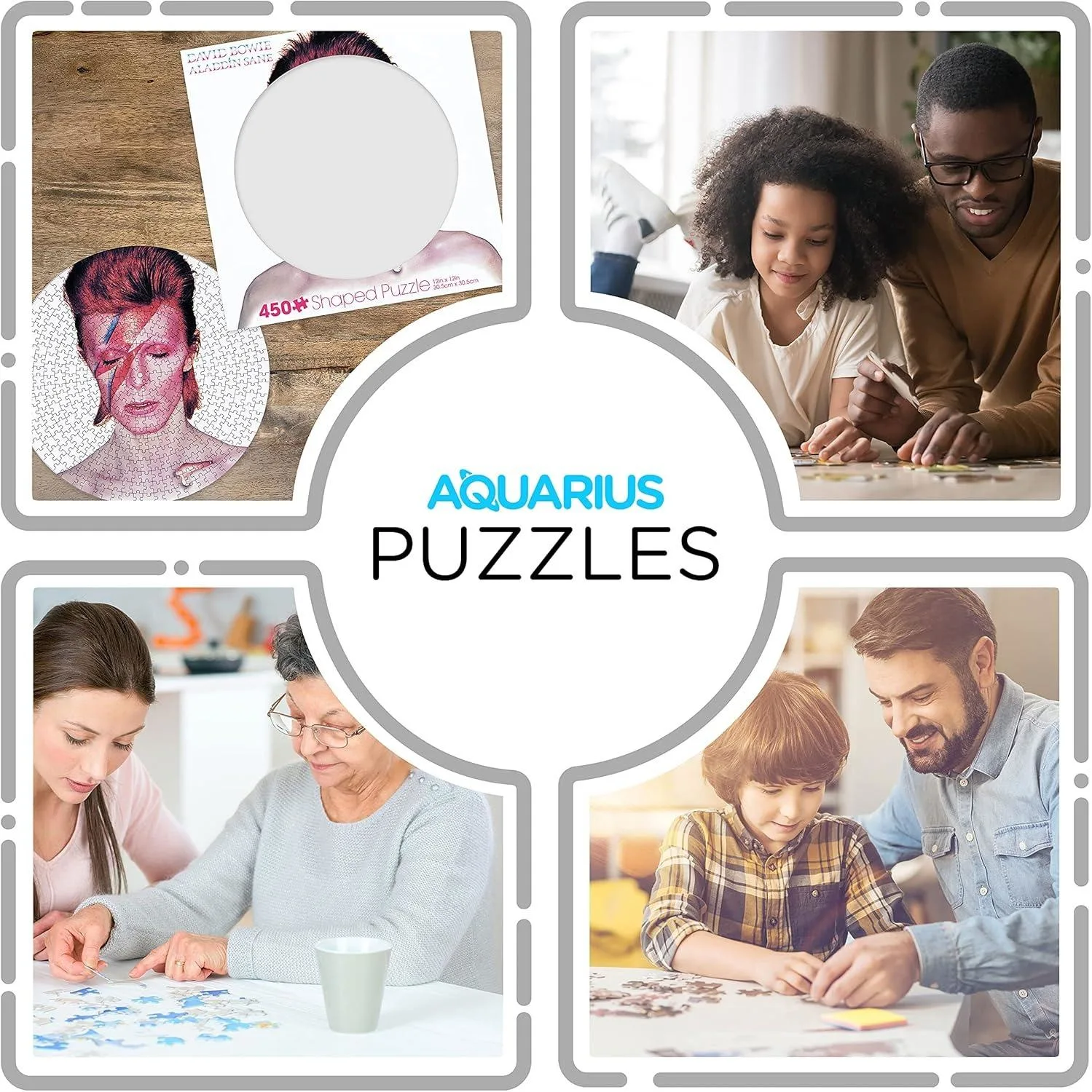 David Bowie Aladdin Sane Picture Disc Puzzle