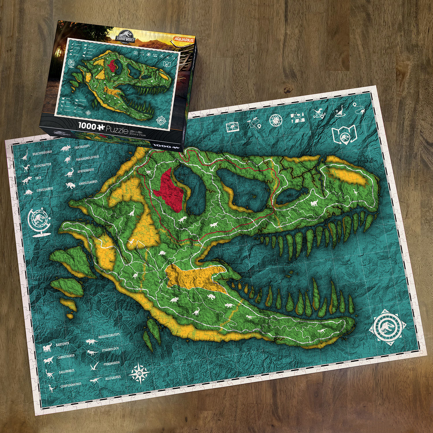 Jurassic World Map