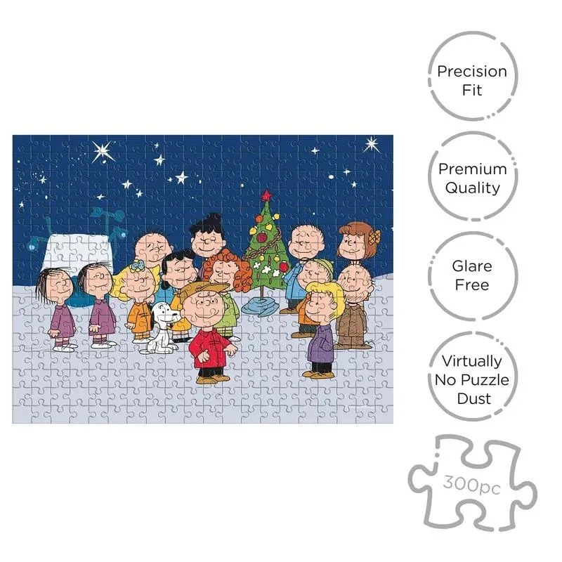 Peanuts A Charlie Brown Christmas 300 Piece  in Tin Globe
