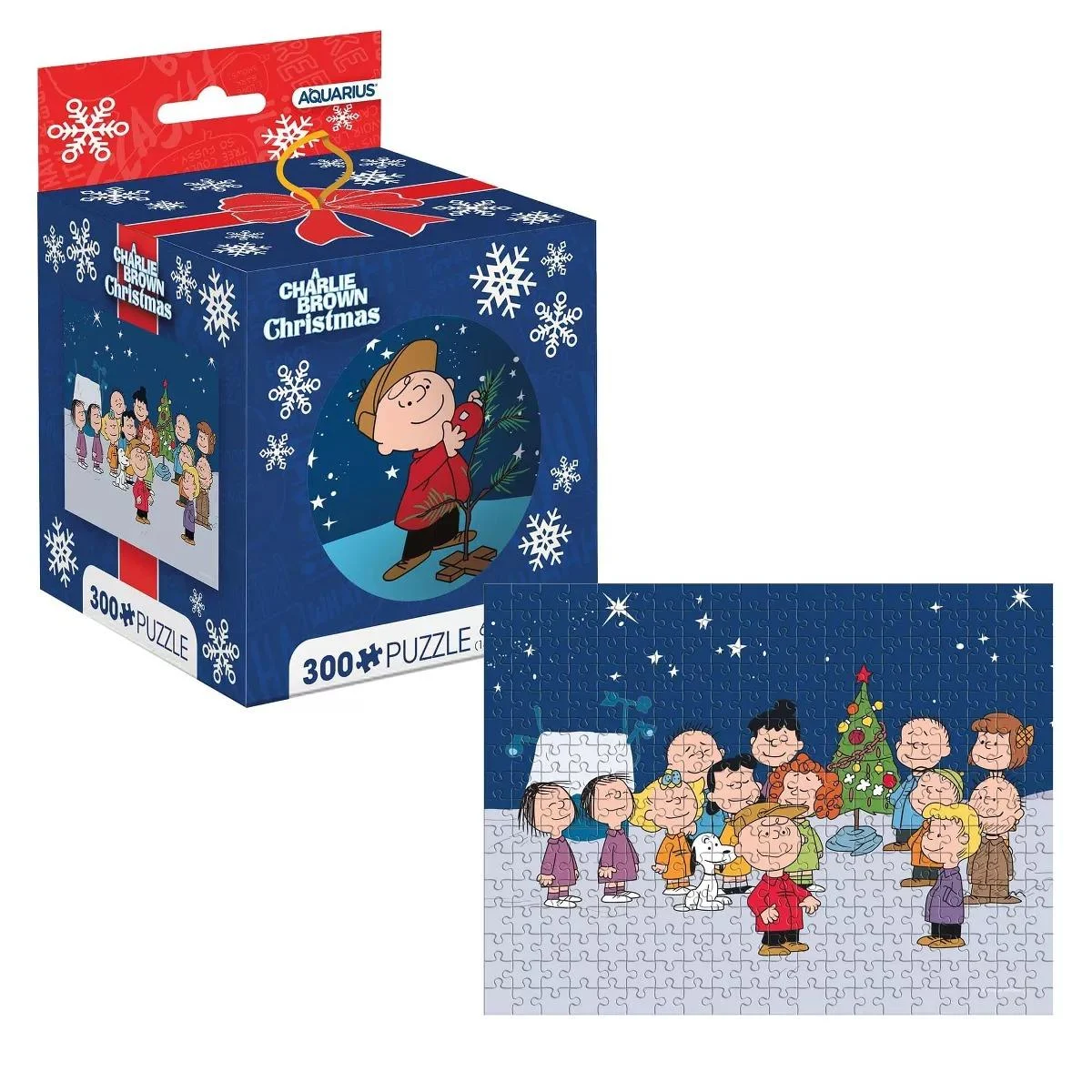 Peanuts A Charlie Brown Christmas 300 Piece  in Tin Globe