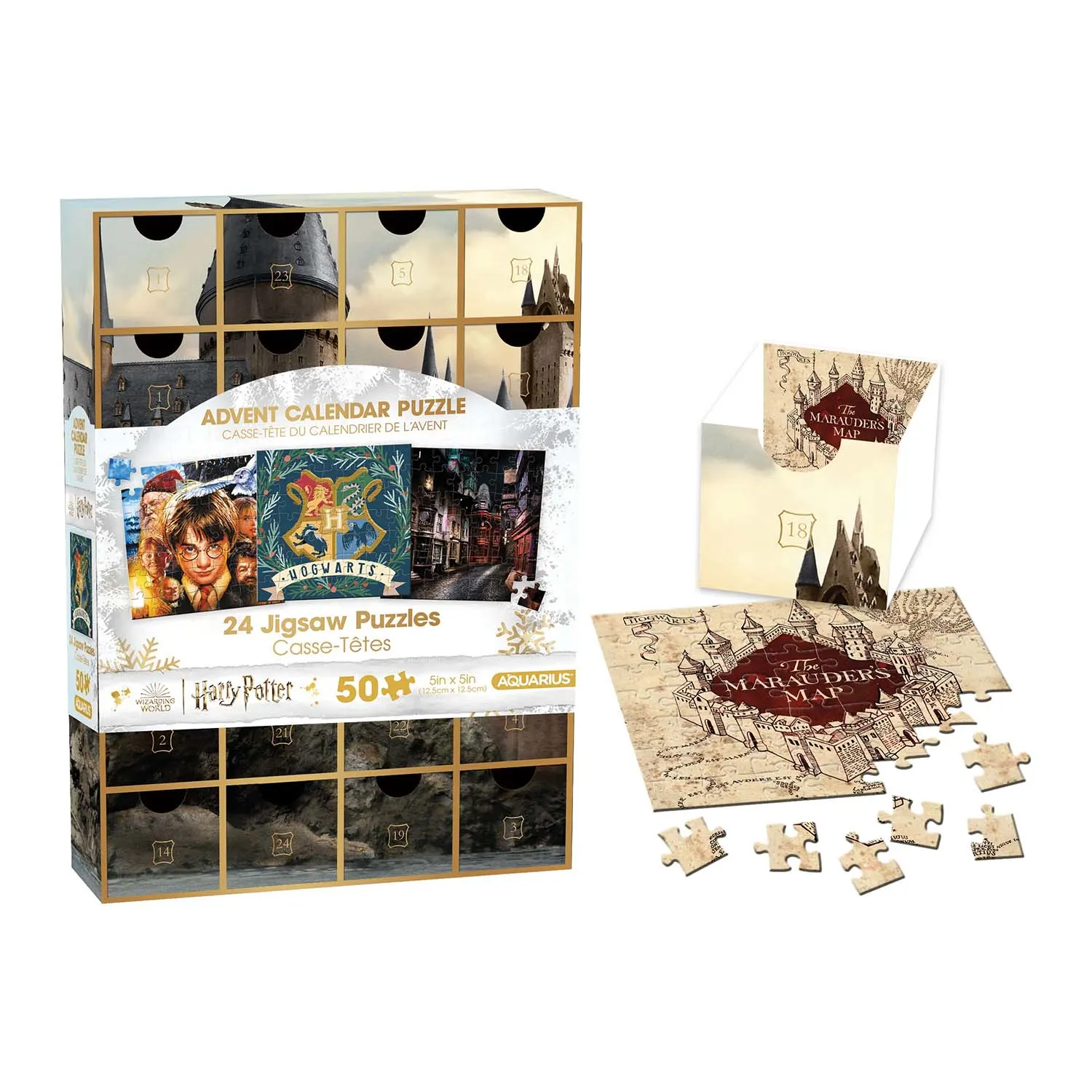 Harry Potter Advent Calendar Puzzle (24 s / 50 Pieces Each) Christmas