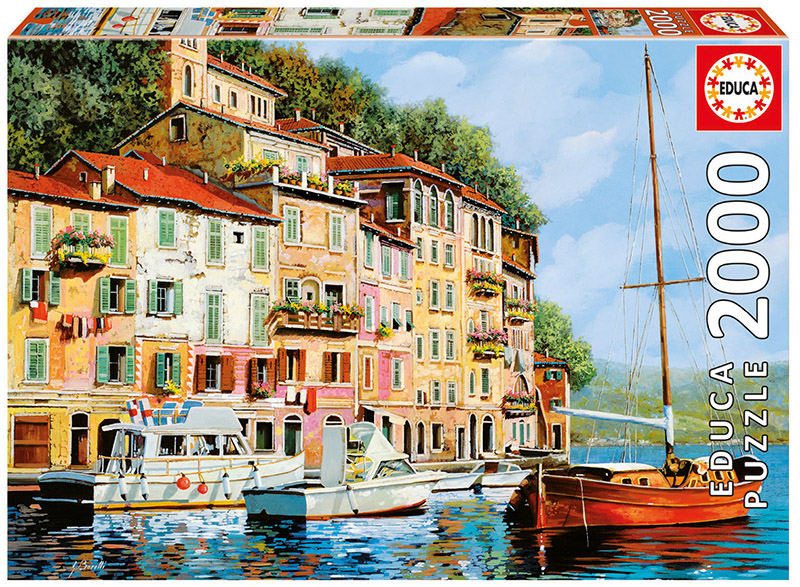 La Barca Rossa Alla Calata Boat Jigsaw Puzzle