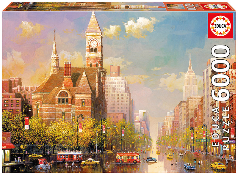 New York Afternoon Landmarks & Monuments Jigsaw Puzzle
