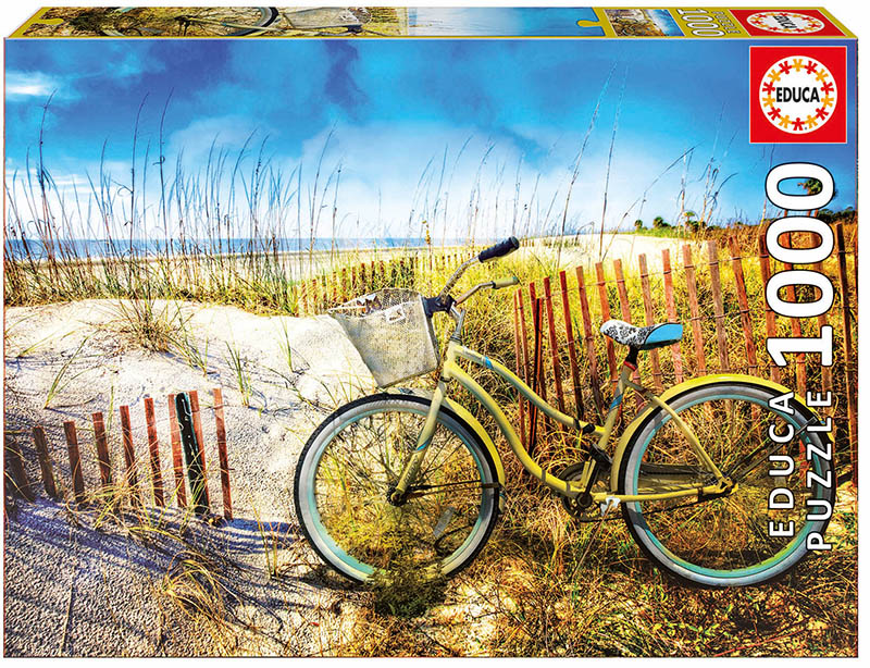 Bike in the Dunes Vehicles Jigsaw Puzzle
