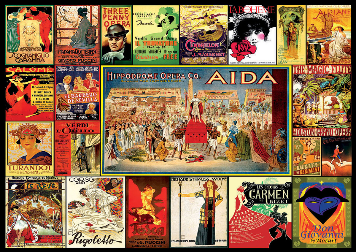 Collage of Operas Music Jigsaw Puzzle