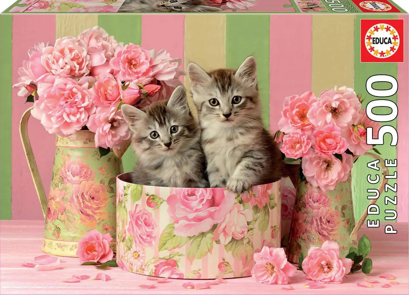 Kittens With Roses Cats