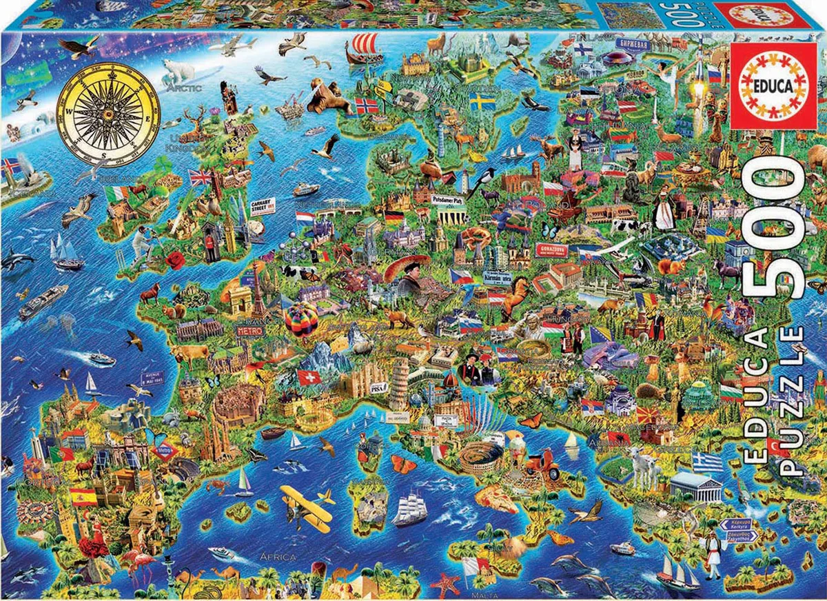Crazy European Map