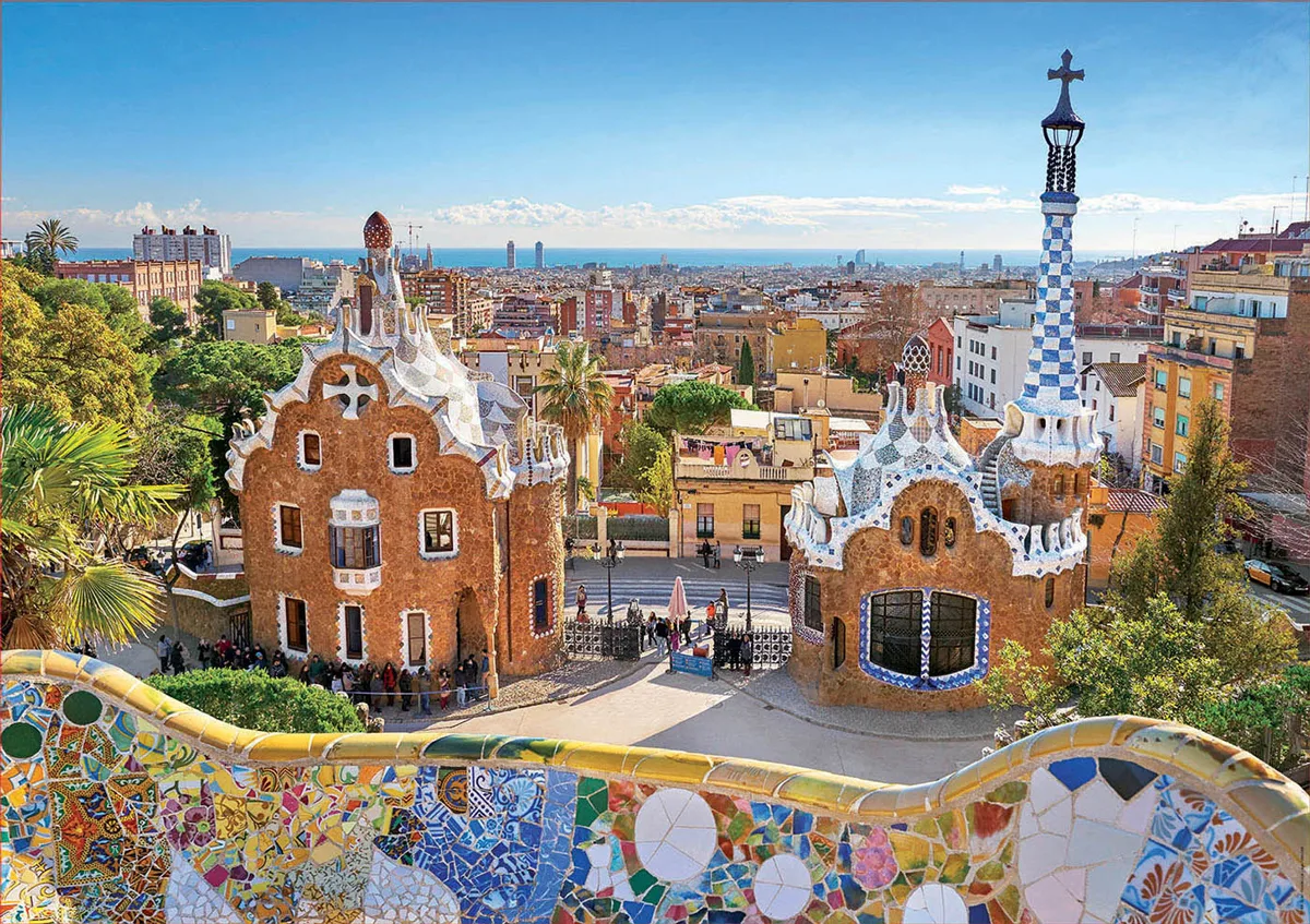 Barcelona View From Park Guell Photography