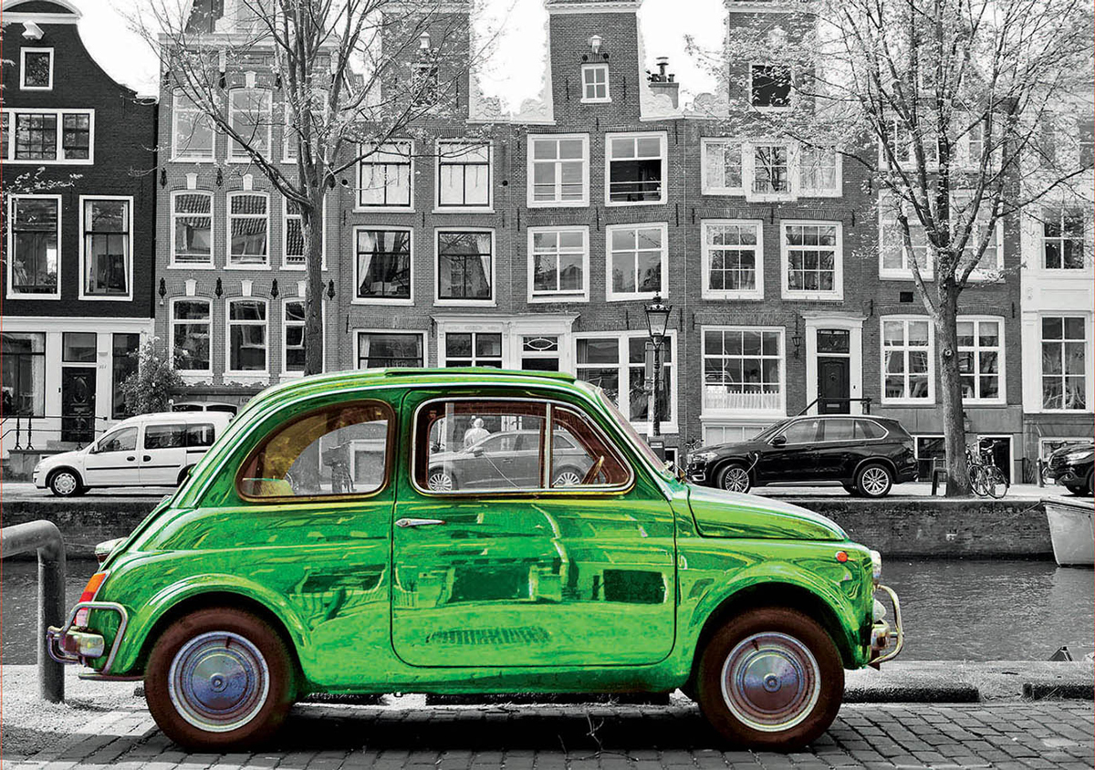 Car In Amsterdam Car Jigsaw Puzzle