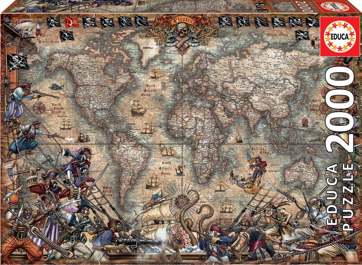 Pirates Map - Scratch and Dent