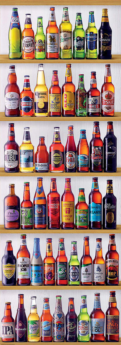 World Beers Pattern & Geometric