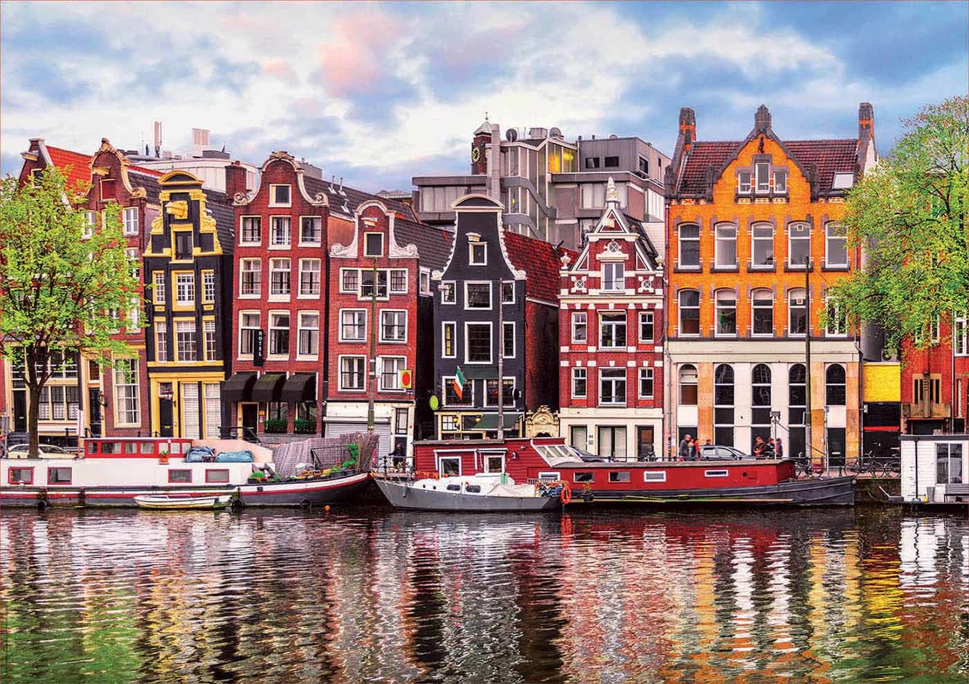 Dancing Houses, Amsterdam - 1000 Piece Jigsaw Puzzle by Educa