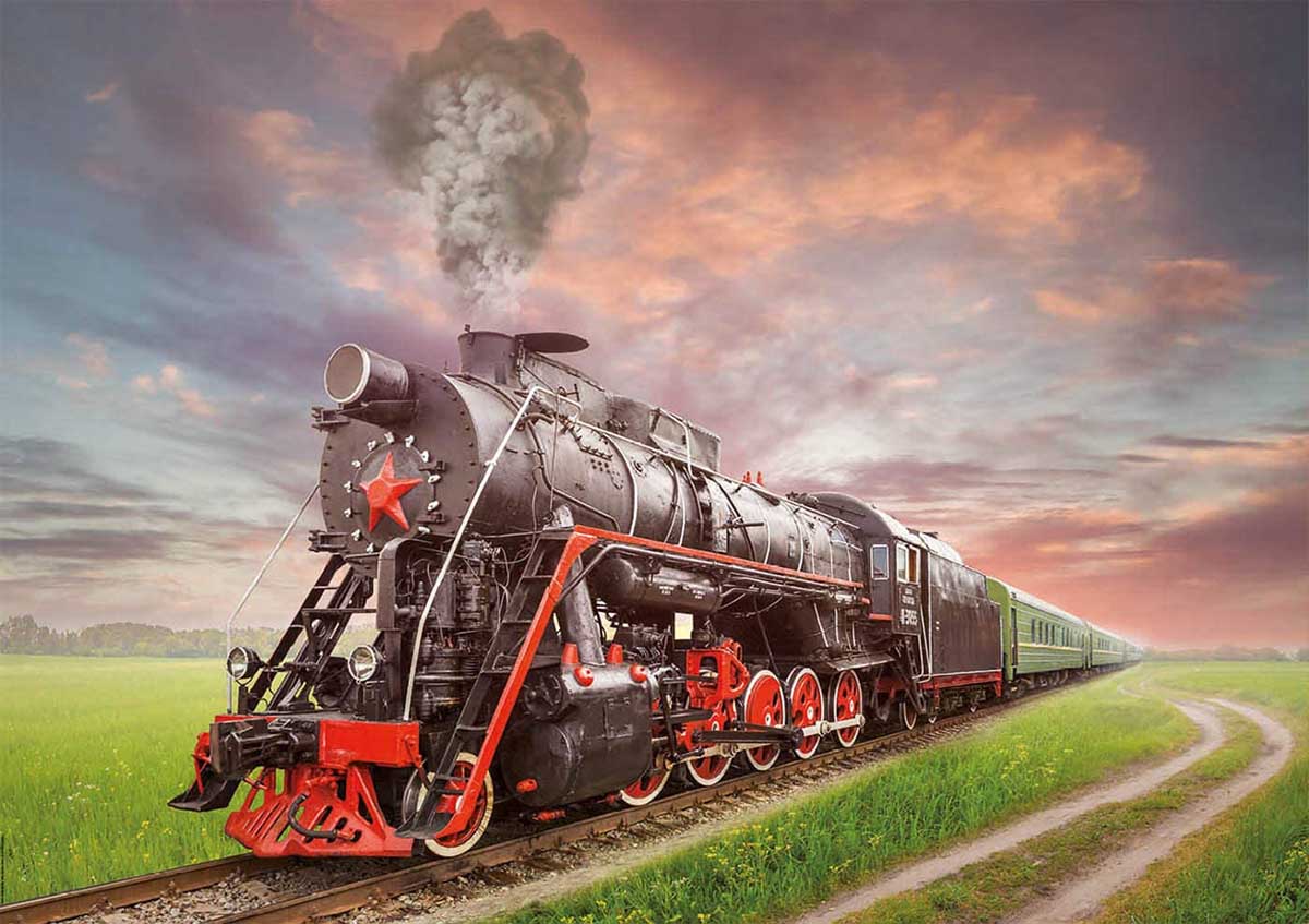 Steam Train Train Jigsaw Puzzle