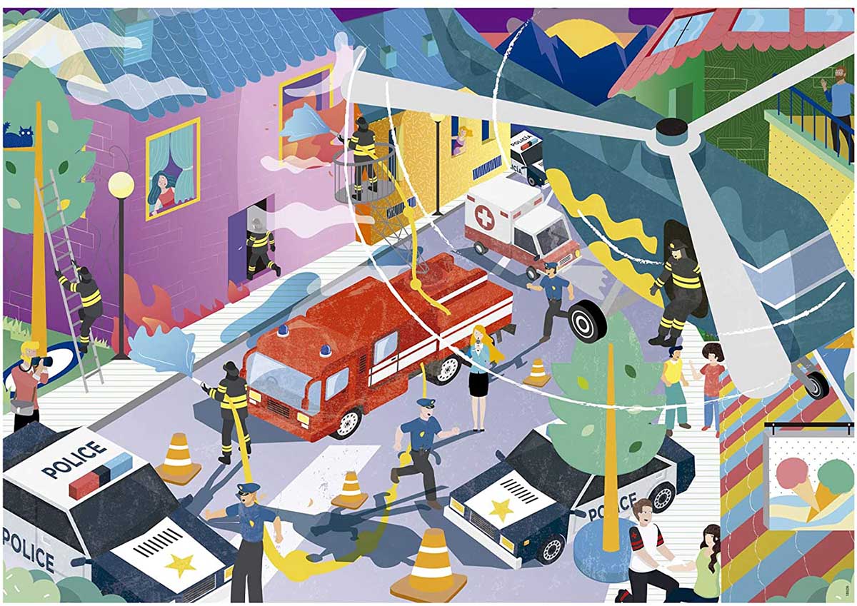 Emergency Services People Jigsaw Puzzle