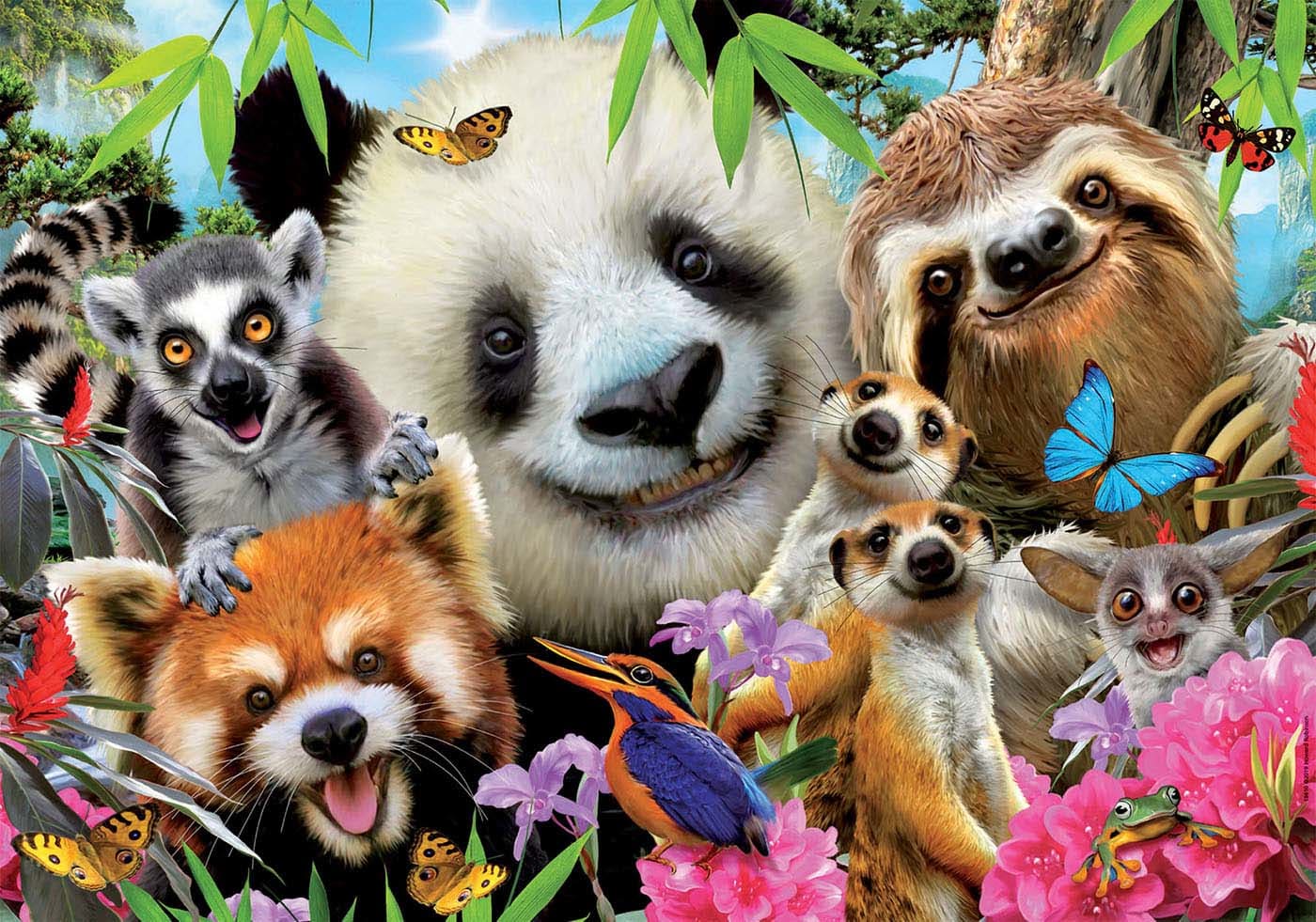 Black-Eyed Friends Selfie Animals