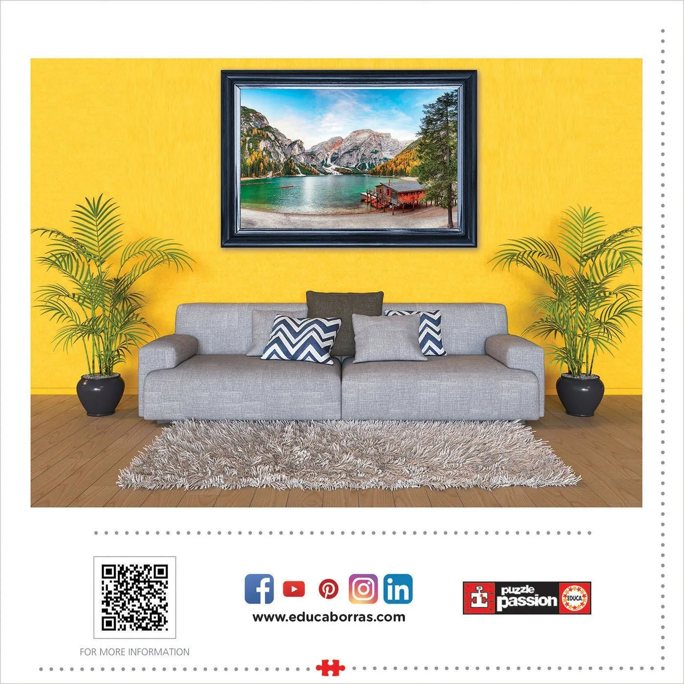 Braies Lake At Autumn