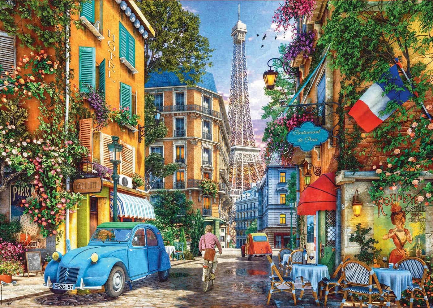 The Old Streets Of Paris Nostalgic & Retro