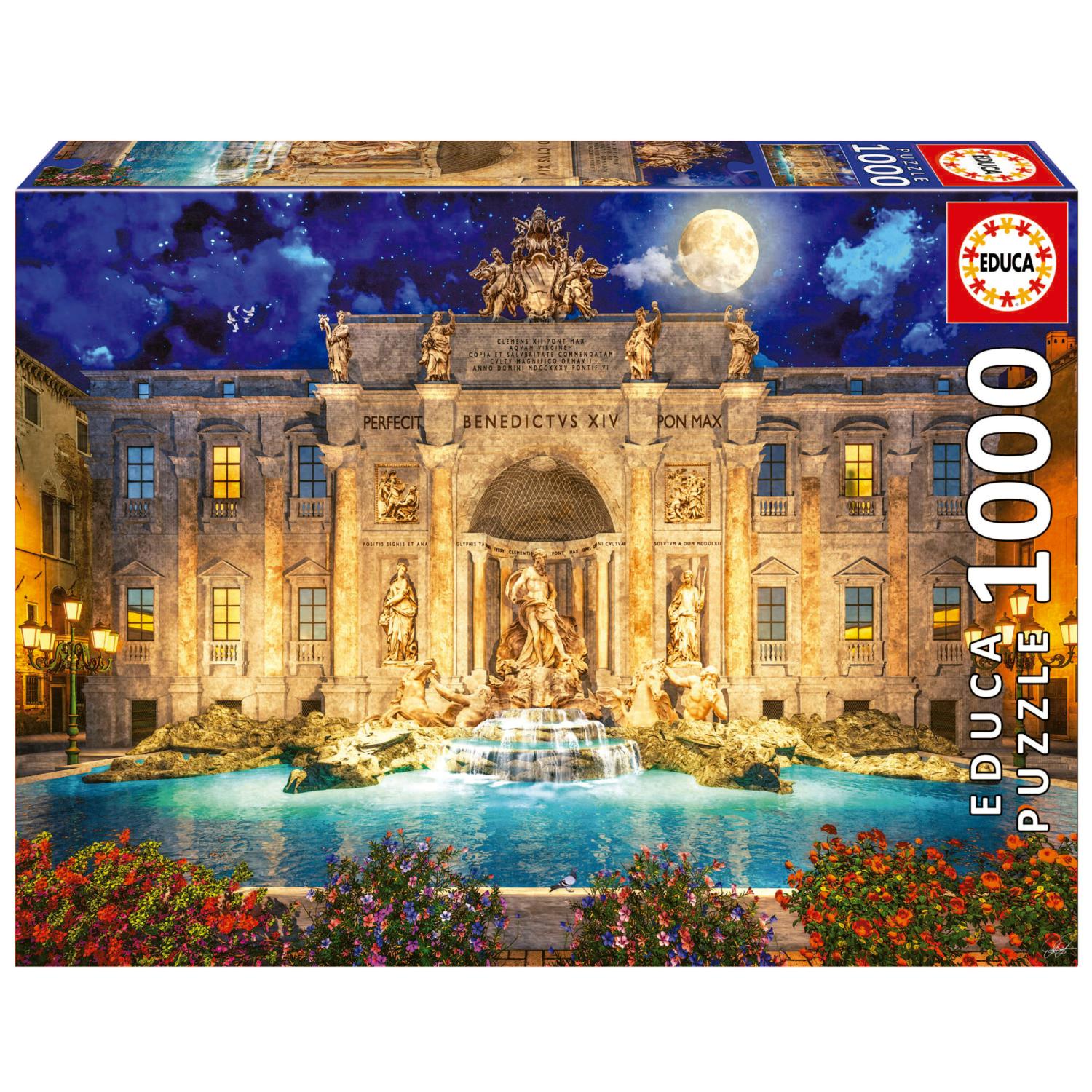 Fontana Di Trevi, 1000 Pieces, Educa | Serious Puzzles