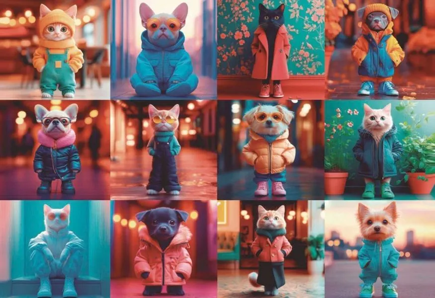 Fashion Animals Cats