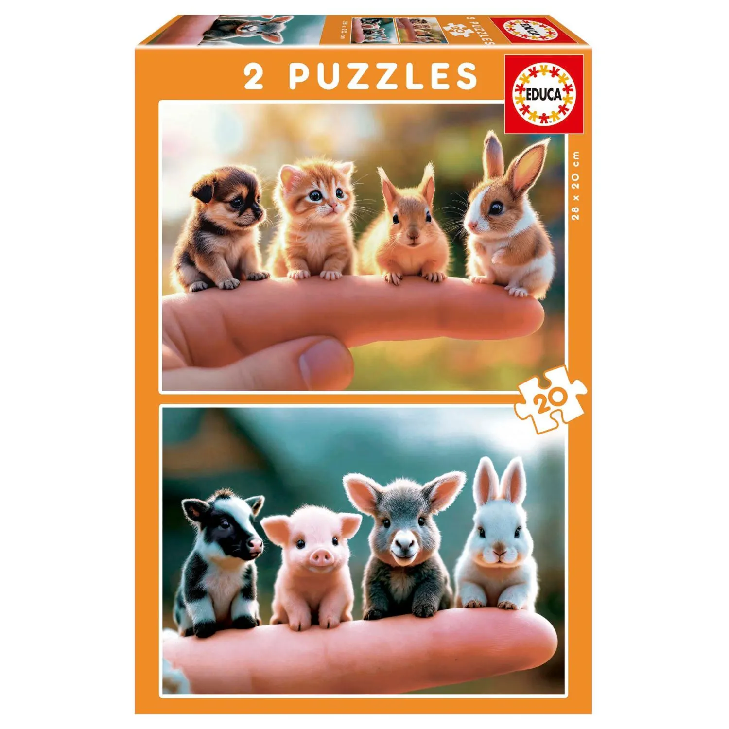Baby Animals 2X20 Pc Animals