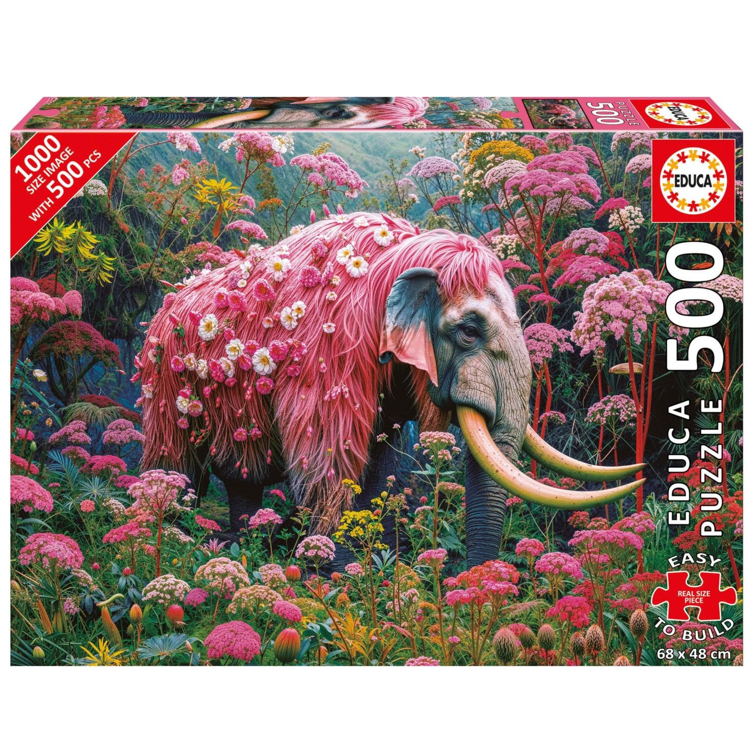 Floral Elephants Animals