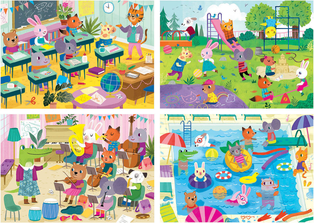 School Day Around the House