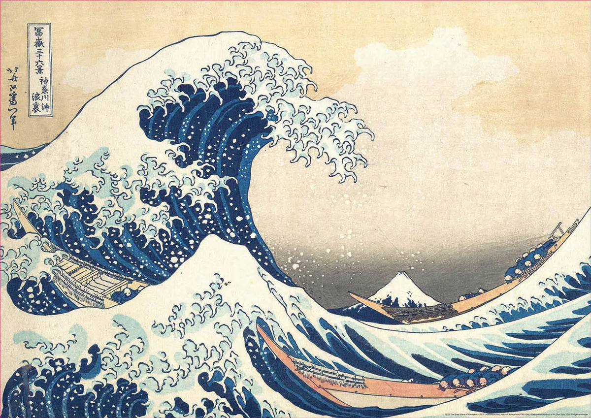 The Great Wave Off Kanagawa Beach & Ocean
