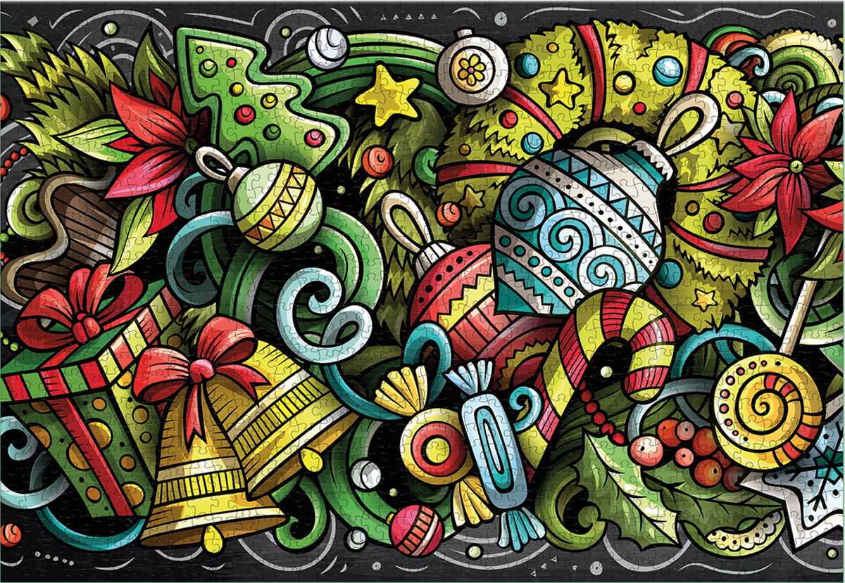 Festive Décor Christmas Jigsaw Puzzle