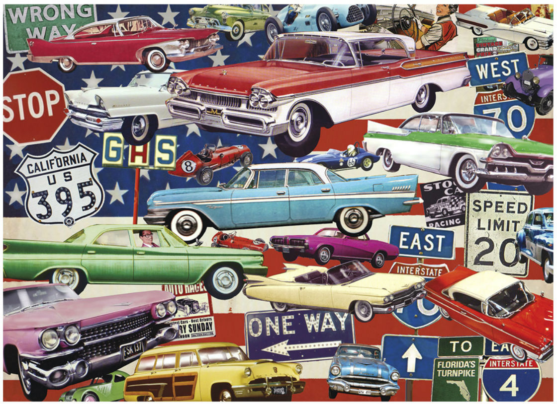 Fancy Fins & Classic Chrome Car