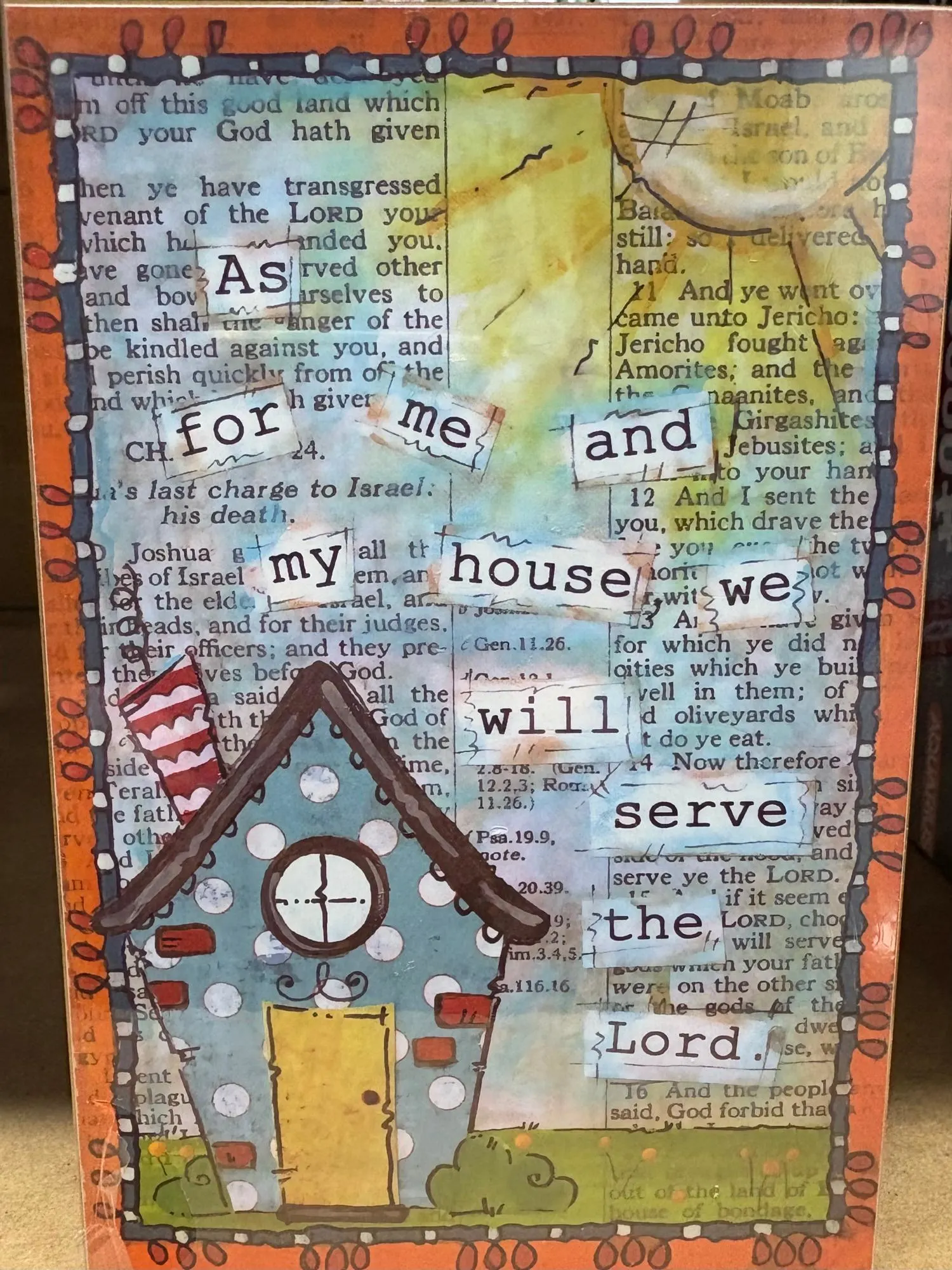 As for Me and My House We Will Serve the Lord Block