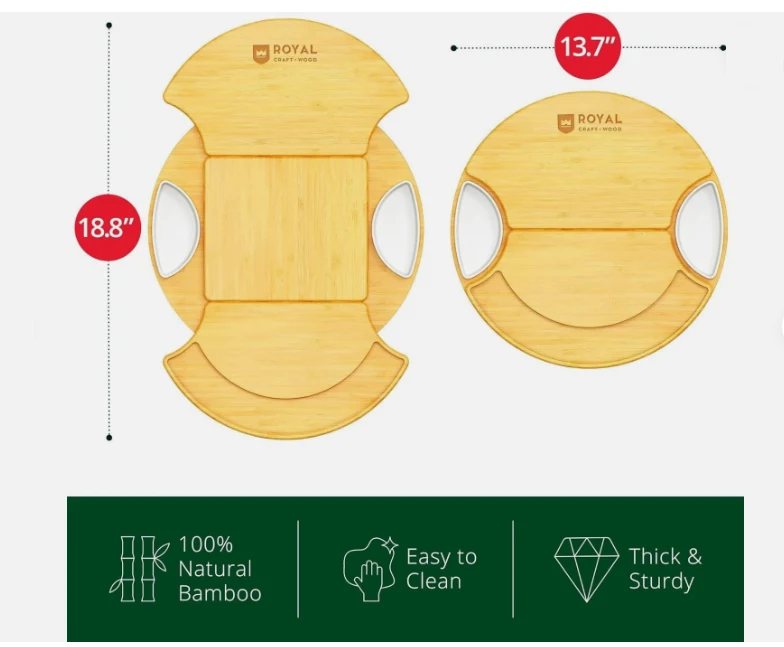 Bamboo Cheese Board - Round
