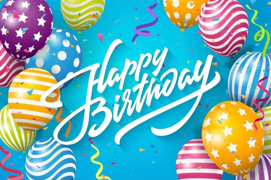 Happy Birthday - Balloons