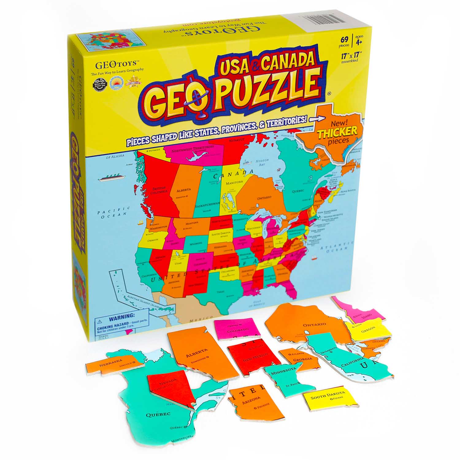 United States & Canada Maps & Geography Jigsaw Puzzle