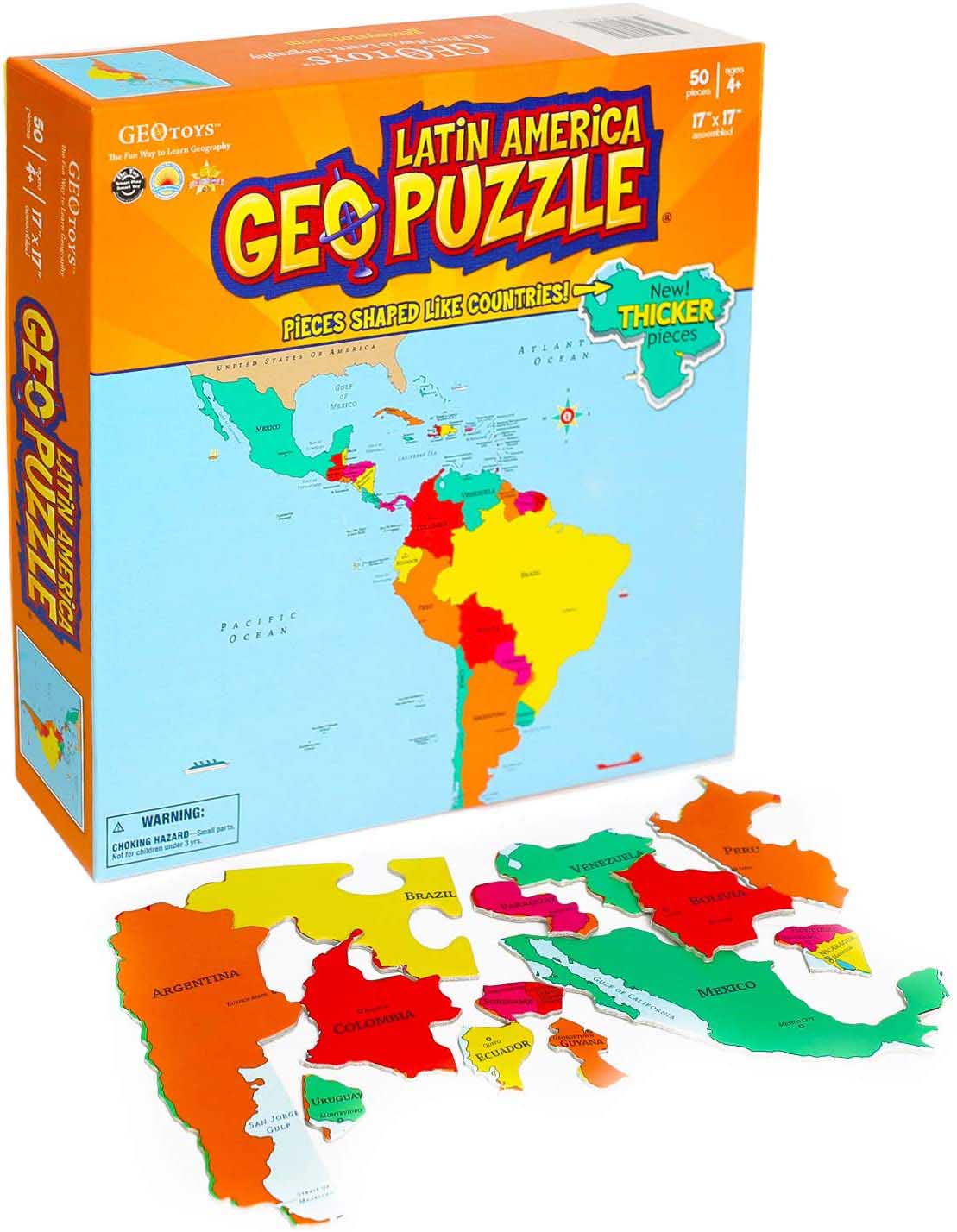 Latin America Maps & Geography Jigsaw Puzzle
