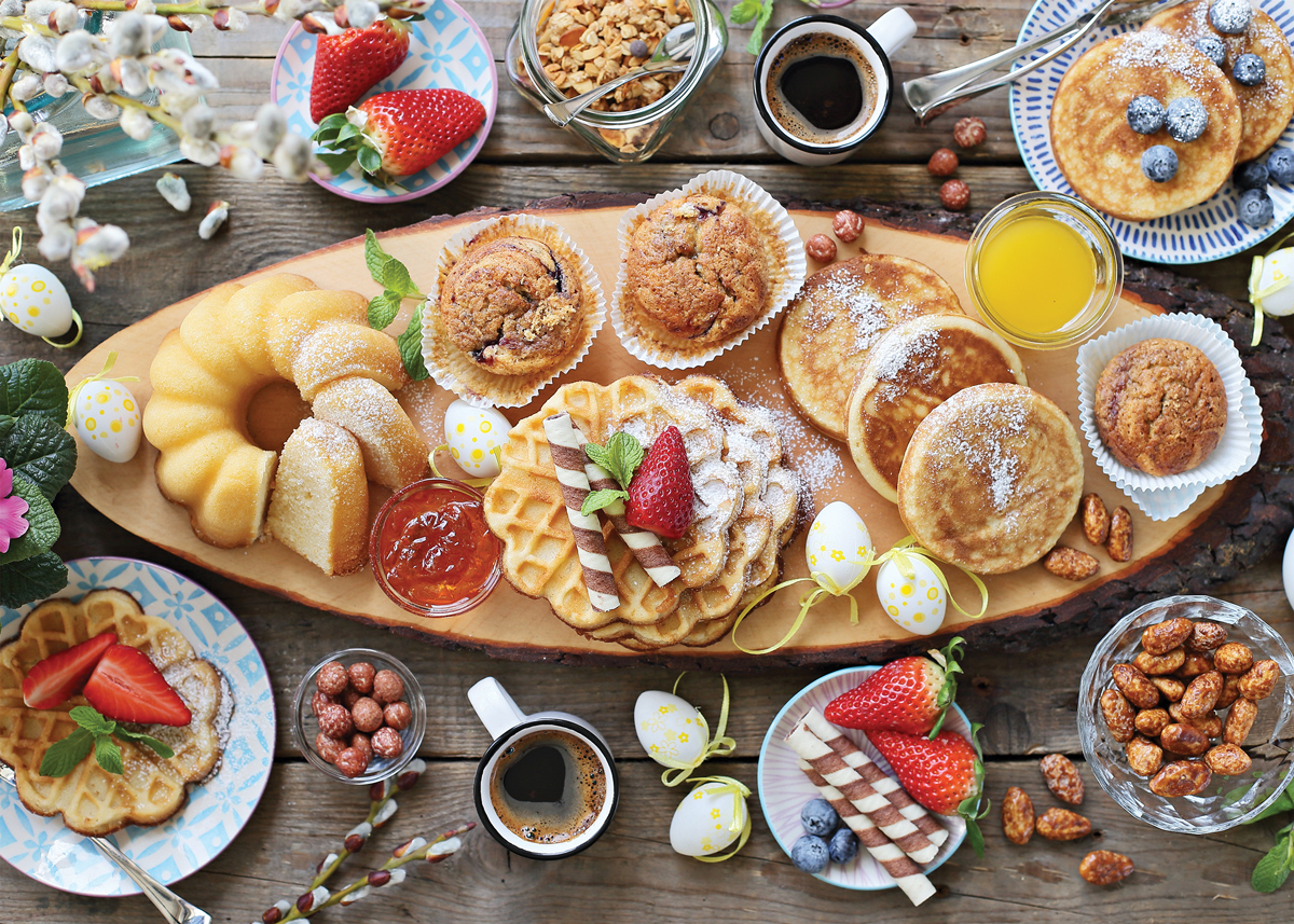 Beautiful Breakfast Food and Drink Jigsaw Puzzle