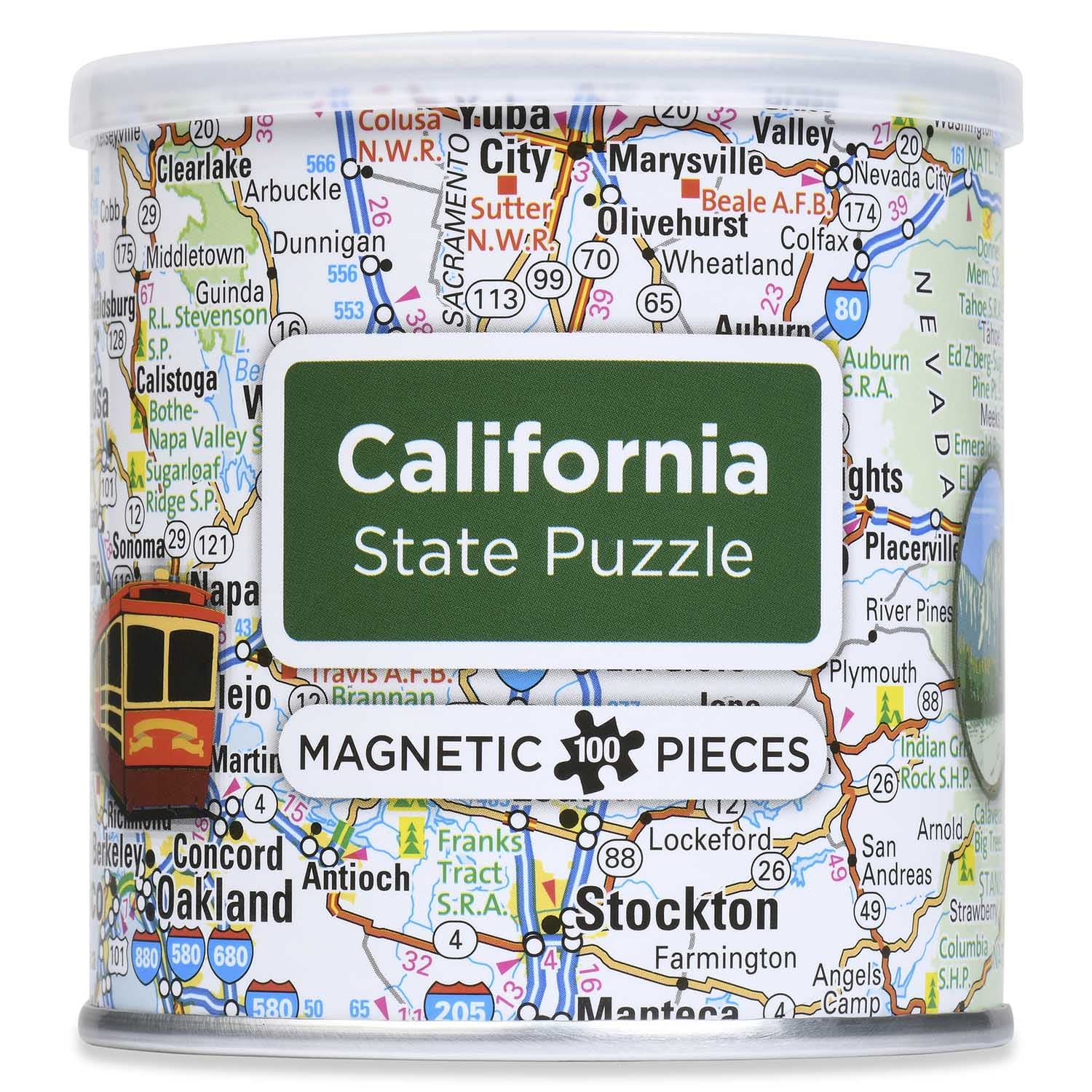 California - Magnetic Puzzle Maps & Geography