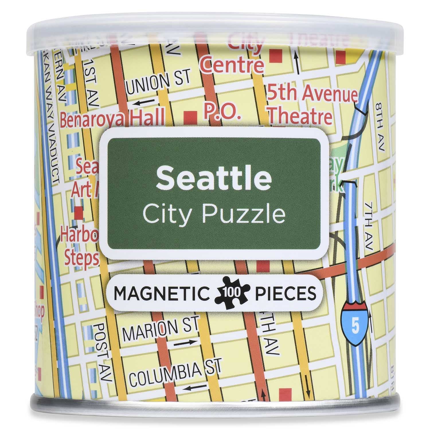 Seattle - Magnetic Puzzle Maps & Geography