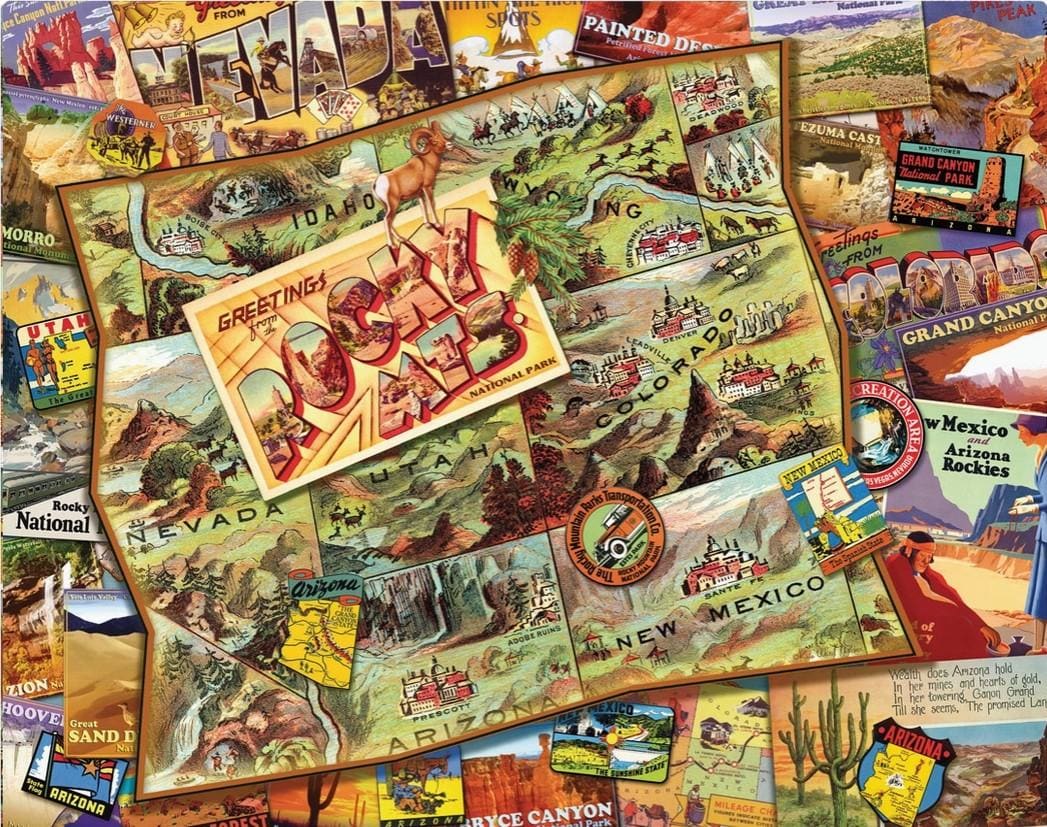 Rocky Mountains - Cutting Board