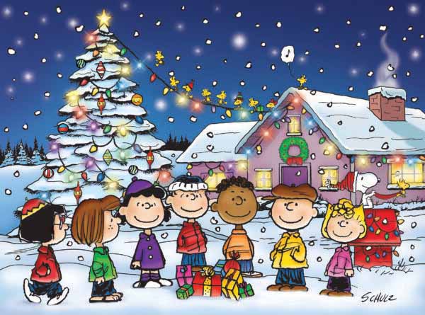 Peanuts Holiday Light Up Puzzle Christmas Jigsaw Puzzle