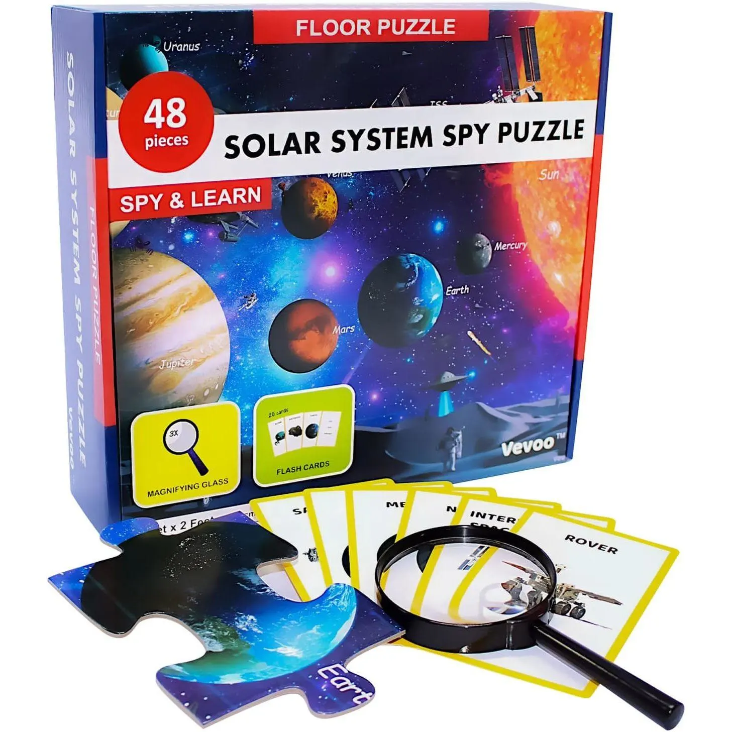 Solar System Spy Floor Puzzle  - Scratch and Dent Space