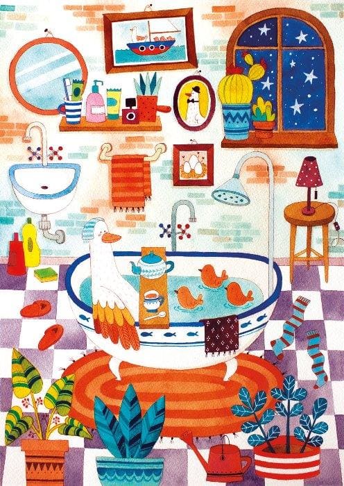 Bath Time Around the House