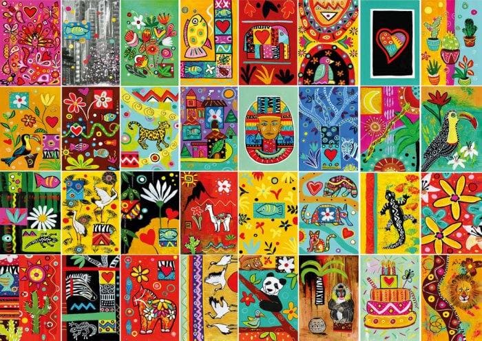 Popart Mosaic Collage