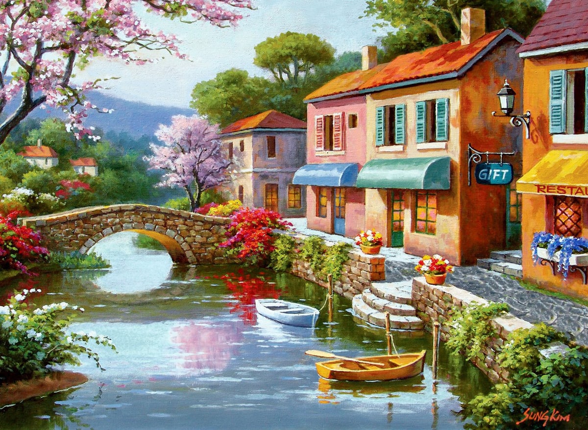 Quaint Village Shops Lakes & Rivers