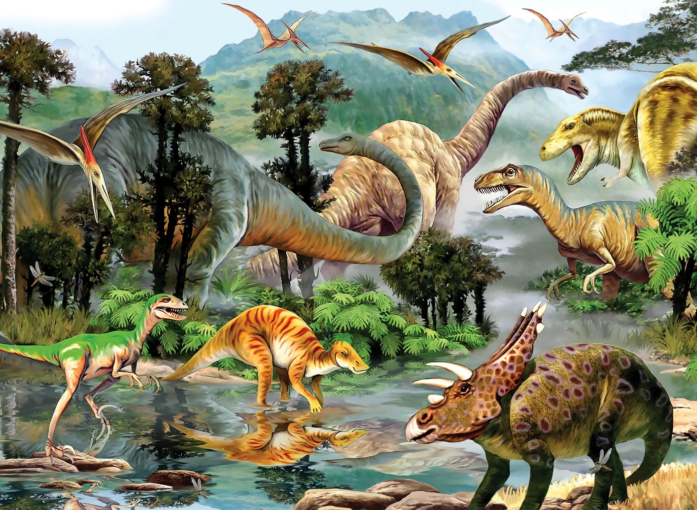 Dino Valley II Dinosaurs Jigsaw Puzzle