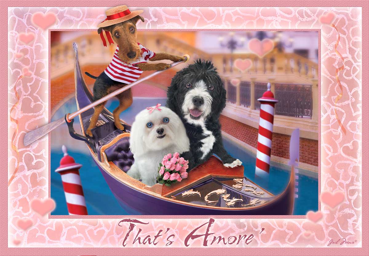 That's Amore Dogs Jigsaw Puzzle