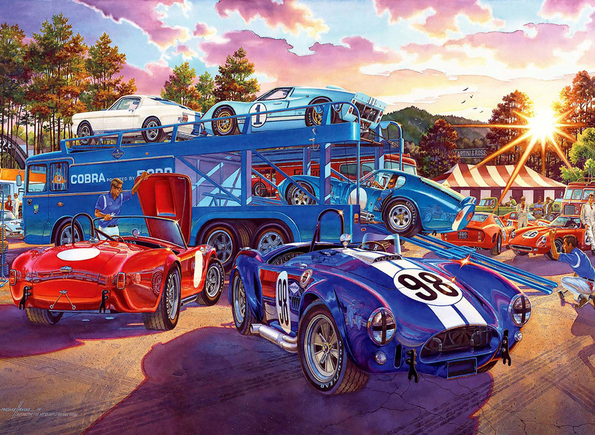 The Competition Has Arrived Car Jigsaw Puzzle