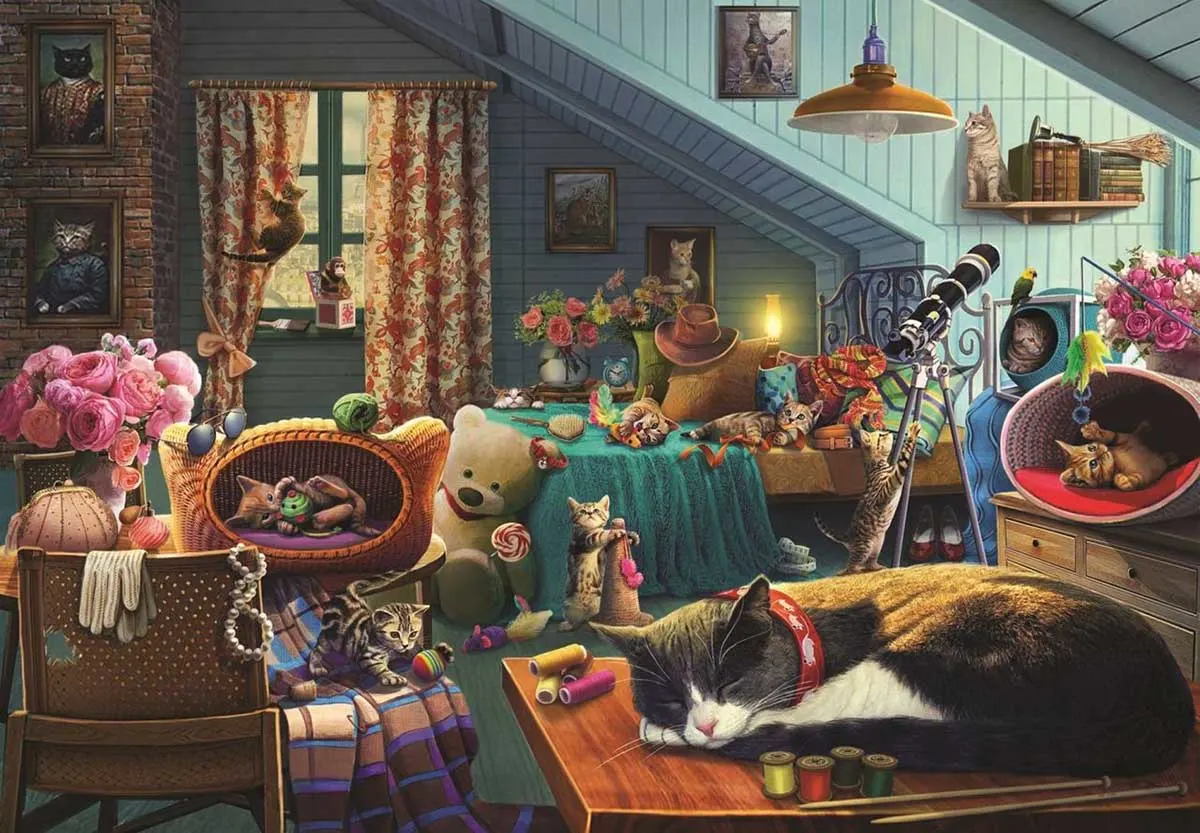 Kitten Play Bedroom - Scratch and Dent Cats