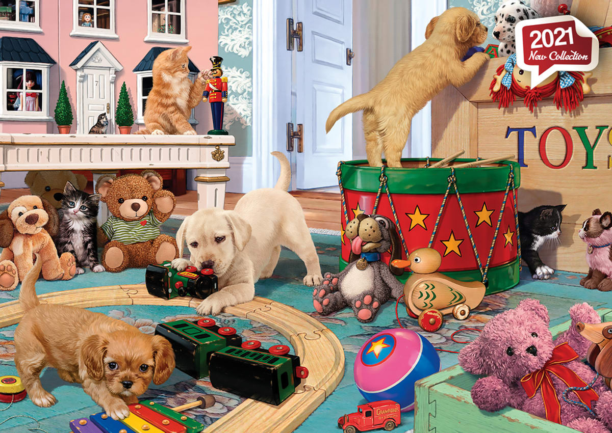 Puppies Play Time Cats