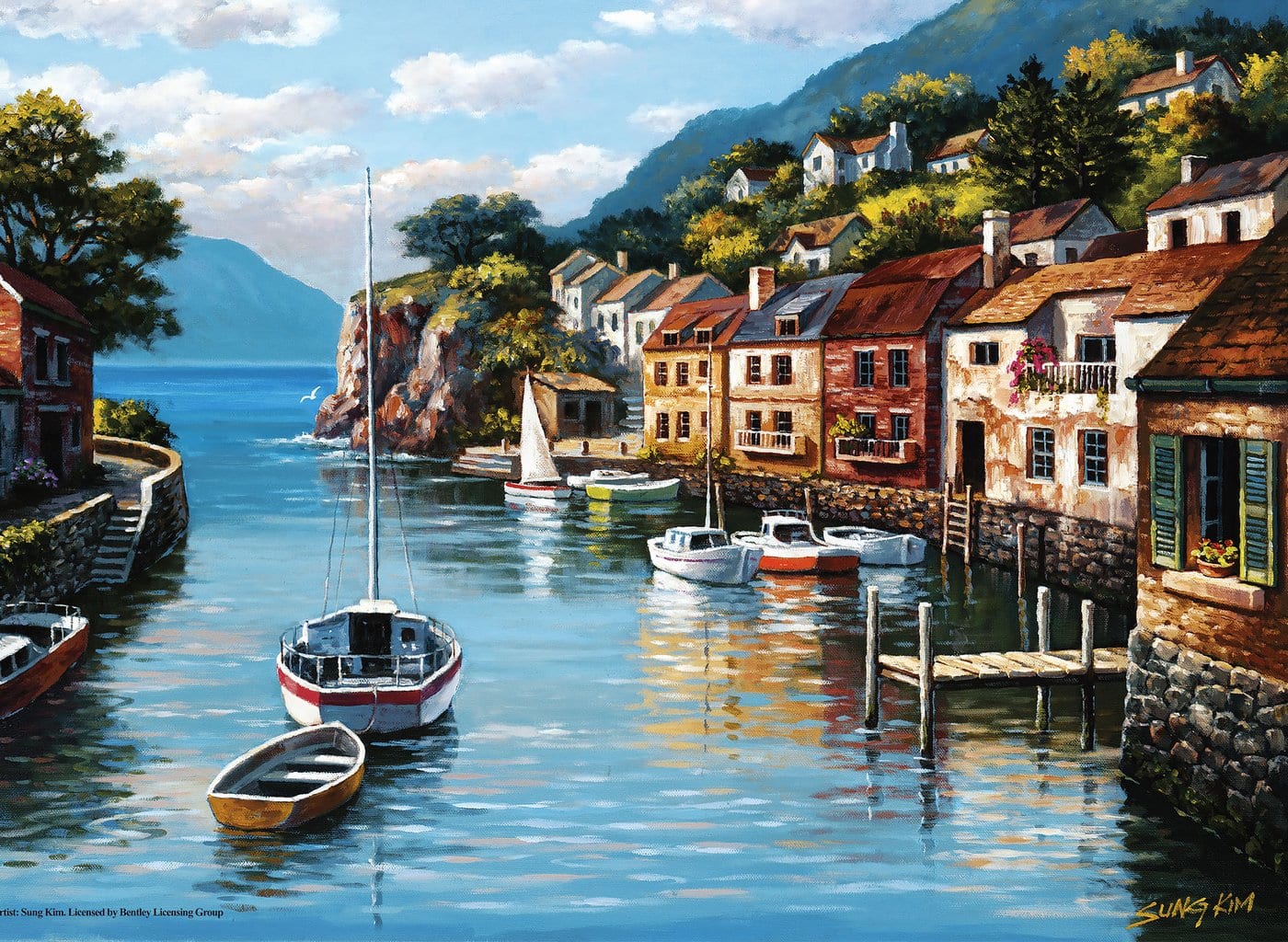 Village on the Water Countryside